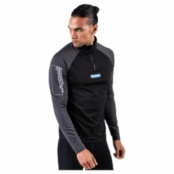 Newline Warm Zip Shirt Black/Grey Svart och Grå New