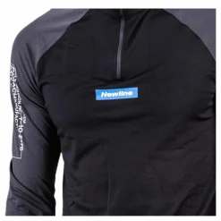 Newline Warm Zip Shirt Black/Grey Svart och Grå New
