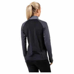 Newline Warm Zip Shirt Black/Grey Svart och Grå Online