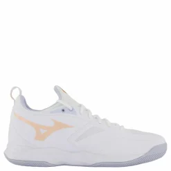 Mizuno Wave Dimension W White/peach Parfait/halogen Bl Vit New