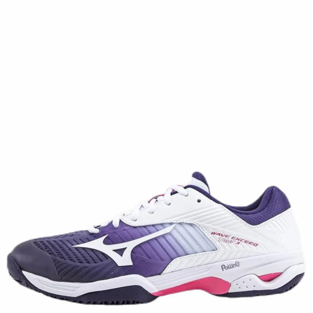 Wave Exceed Tour 3CC Purple/White*Mizuno Sale