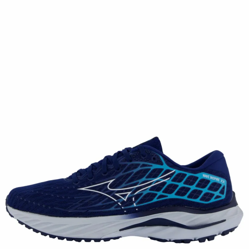Wave Inspire 20 Estate Blue/white/river Blue*Mizuno Clearance