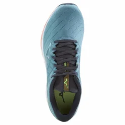 Wave Inspire 18 Smoke Blue/white/neon Flame*Mizuno Sale