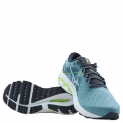 Wave Inspire 18 Smoke Blue/white/neon Flame*Mizuno Sale