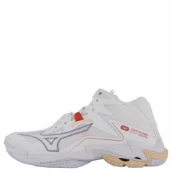 Mizuno Wave Lightning Z8 Mid W White/aleutian/cloud Pink Vit och Rosa Clearance