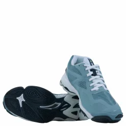 Mizuno Wave Lightning Z7 Stone Blue/white/neo Lime Hot