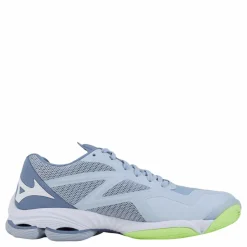 Mizuno Wave Lightning Z7 W Heather/white/neo Lime Blå Sale