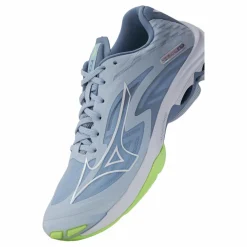 Mizuno Wave Lightning Z7 W Heather/white/neo Lime Blå Sale