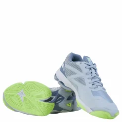 Mizuno Wave Lightning Z7 W Heather/white/neo Lime Blå Sale