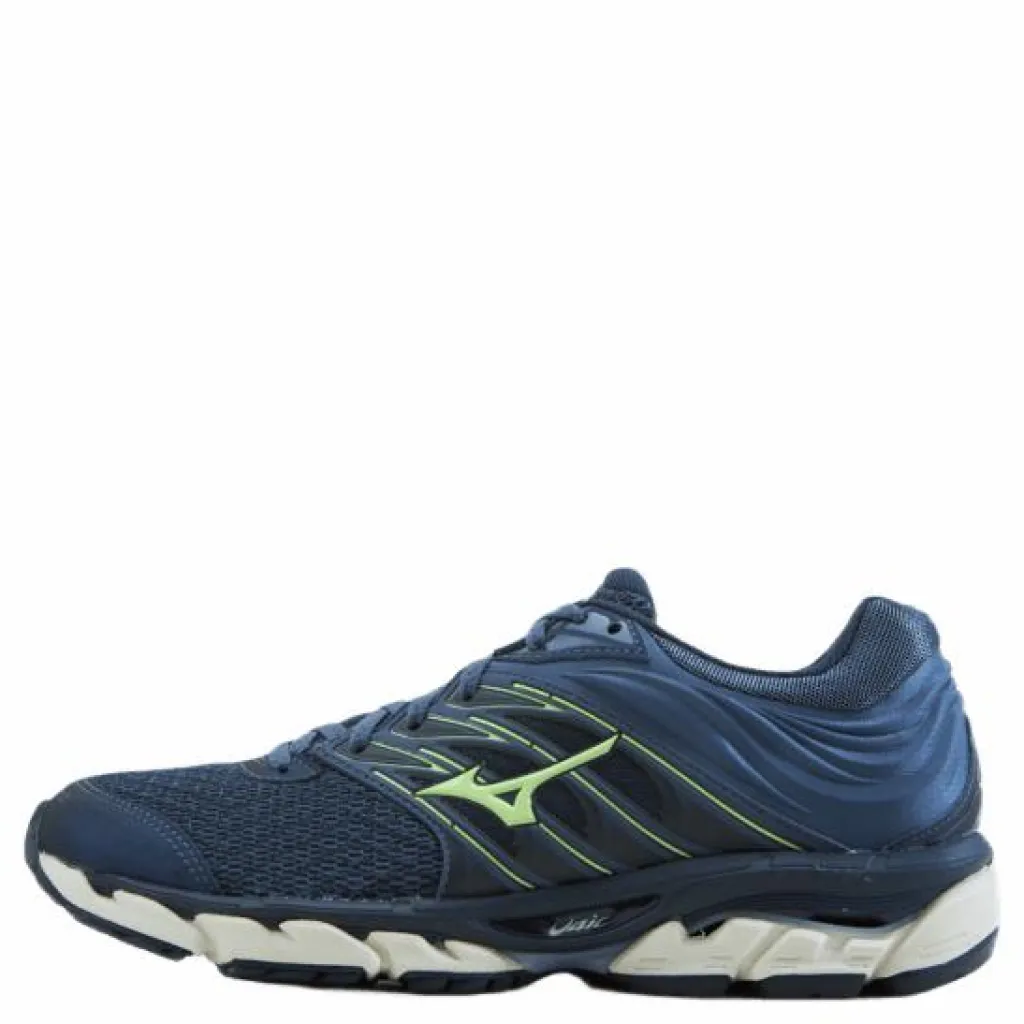 Mizuno Wave Paradox 5 W Vintage Indigo/neo Lime/total Discount