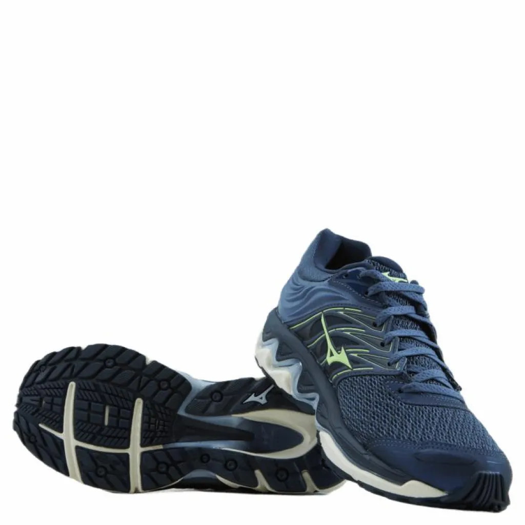 Mizuno Wave Paradox 5 W Vintage Indigo/neo Lime/total Discount