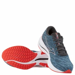 Mizuno Wave Rider 26 Provincial Blue/nimbus Cloud/s Flerfärgad