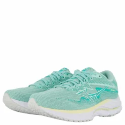 Wave Rider 27 W Eggshell Blue/white/anise Flow*Mizuno Outlet