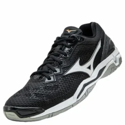 Mizuno Wave Stealth V  White/Black Vit och Svart Best