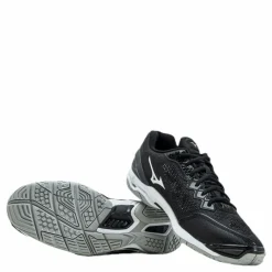 Mizuno Wave Stealth V  White/Black Vit och Svart Best