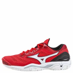 Wave Stealth V  White/Red*Mizuno Best