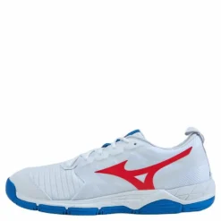 Mizuno Wave Supersonic 2 White / Ignition Red / French Vit Online