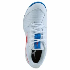 Mizuno Wave Supersonic 2 White / Ignition Red / French Vit Online