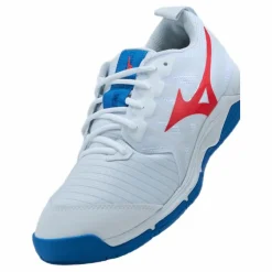 Mizuno Wave Supersonic 2 White / Ignition Red / French Vit Online