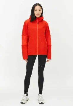 Röhnisch Wazzi Pile Hoodie Poinciana Röd