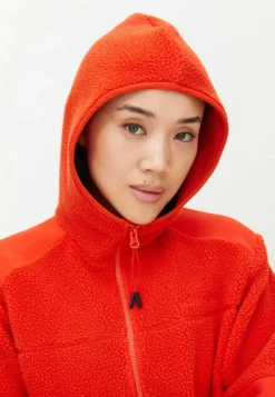Röhnisch Wazzi Pile Hoodie Poinciana Röd