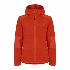 Röhnisch Wazzi Pile Hoodie Poinciana Röd