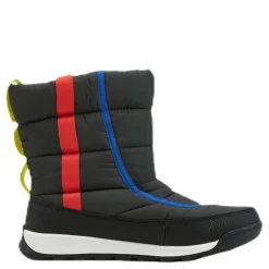 Whitney II Puffy Mid Junior Blue/Grey/Red*Sorel Sale