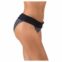 Wild In Stripes Folded Brief White/Black*Abecita