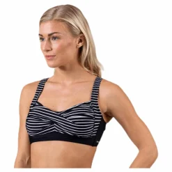 Wild In Stripes Kanters Twisted Top White/Black*Abecita Outlet