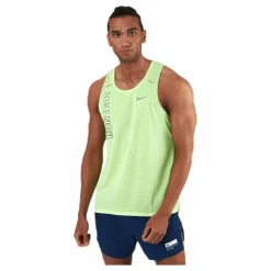 Nike Wild Run Rise 365 Tank Green/Yellow Grön Sale