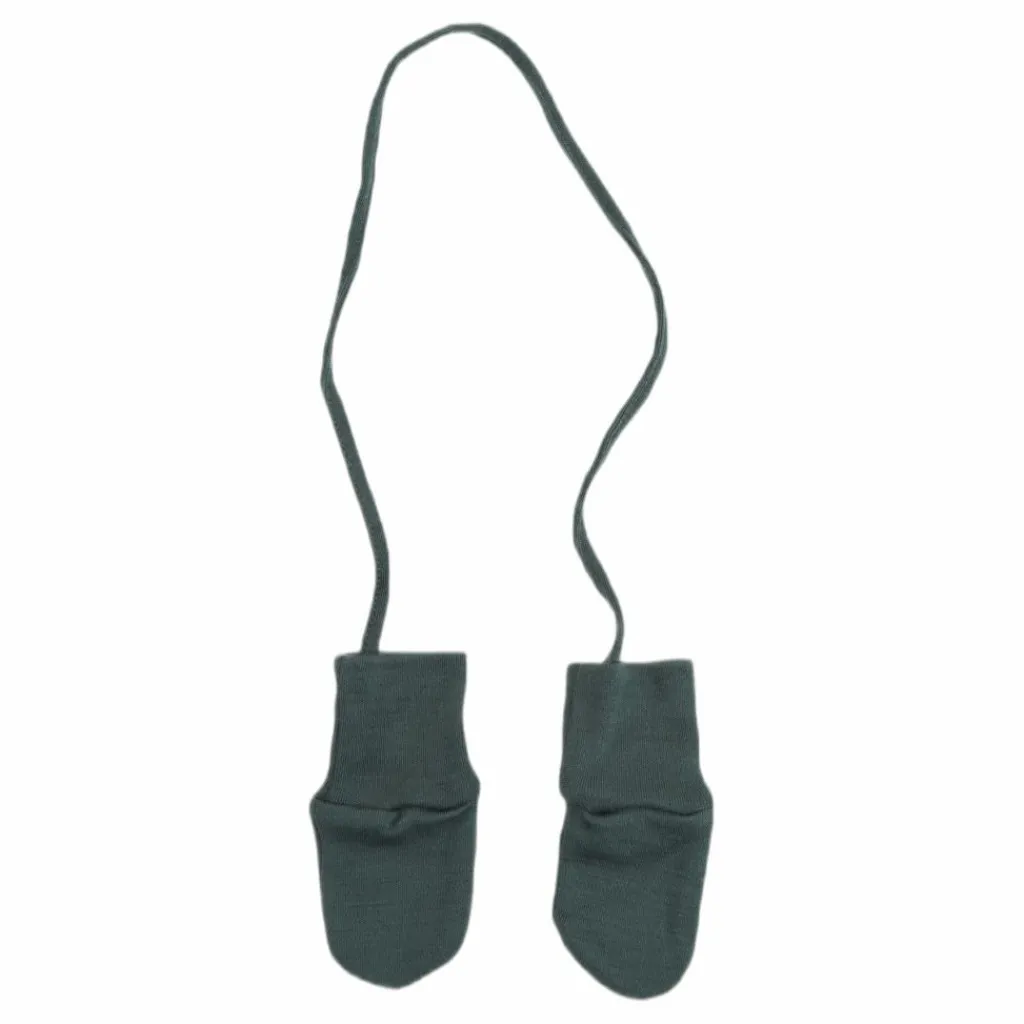 Willit Wool Mittens Wo/Thumb Grey*Name It Online