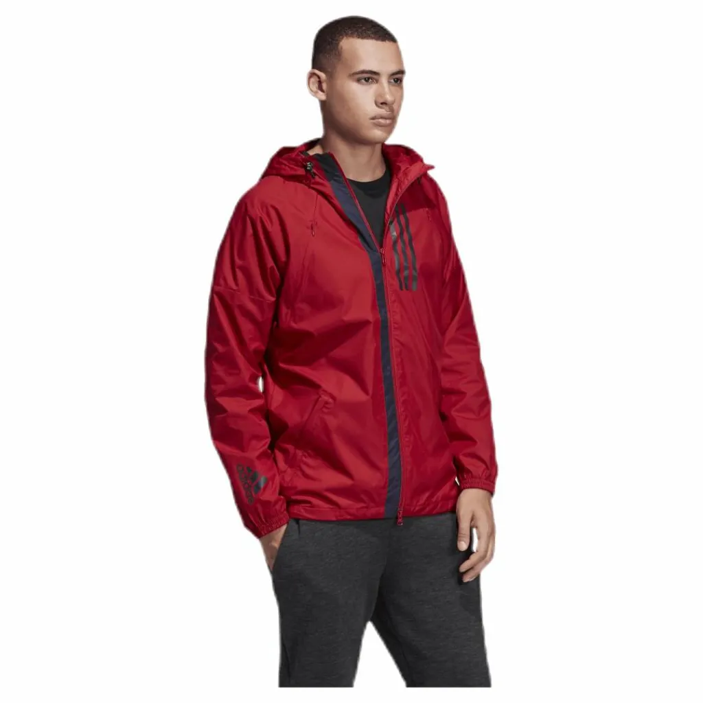 adidas Wind Jacket Lined Red Röd