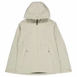 Tenson Winga Rain Jacket Women Sustained Grey Beige New