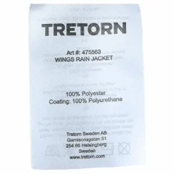Tretorn Wings Rainjacket Navy Svart Discount