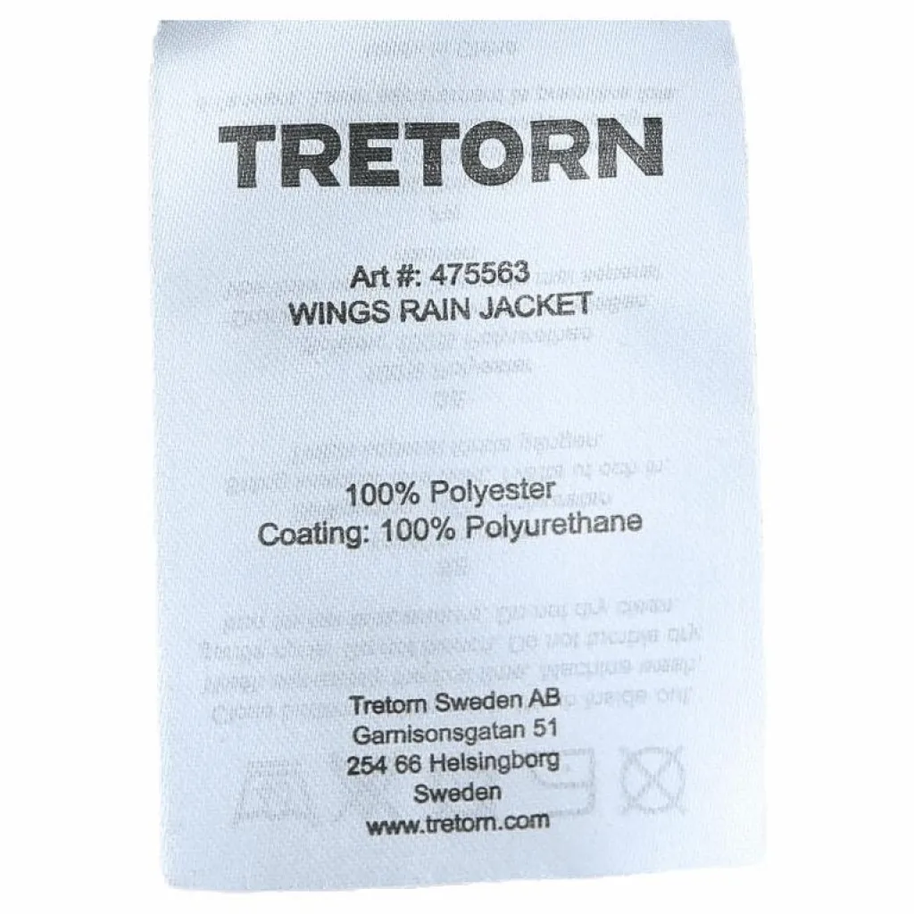 Tretorn Wings Rainjacket Navy Svart Discount