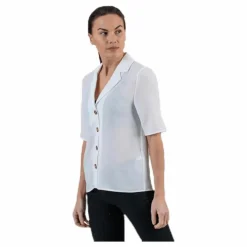 Only Winner Button Shirt White Vit Outlet