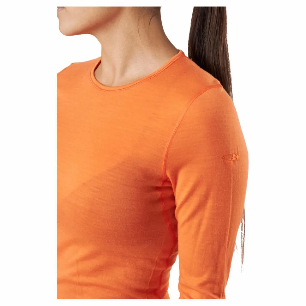 Women 200 Oasis Ls Crewe Flash*Icebreaker Hot