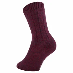 Norfolk Womens Bamboo Blended Walking Socks - Suzy Red Röd Outlet
