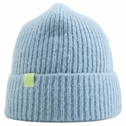 Womens Cuff Beanie Halo Blue / Pulse Yellow / Pulse Yellow*adidas