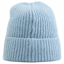 Womens Cuff Beanie Halo Blue / Pulse Yellow / Pulse Yellow*adidas