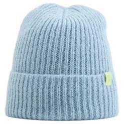 Womens Cuff Beanie Halo Blue / Pulse Yellow / Pulse Yellow*adidas