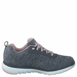 Skechers Womens Flex Appeal 3.0 - Jer's Gylp Gray Light Pink Grå Best