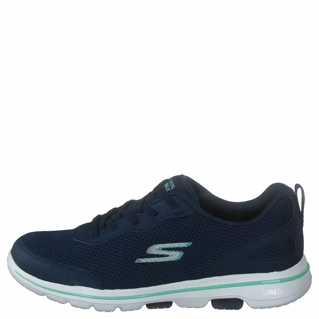 Womens Gowalk 5 - Guardian Nvaq Navy Aqua*Skechers New