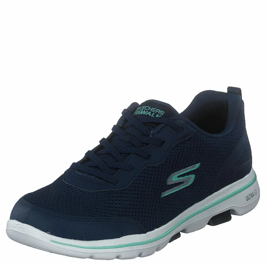 Womens Gowalk 5 - Guardian Nvaq Navy Aqua*Skechers New