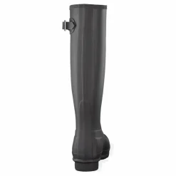 Hunter Women's Original Tall Black Svart och Grå Sale