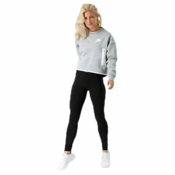 Nike Women's Tech Fleece Crew Dk Grå Discount