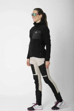 2117 of Sweden Women’S Wool Pile Hoodie Skord Black Best
