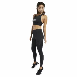 Reebok Wor Bralette Black/Silver Svart Outlet