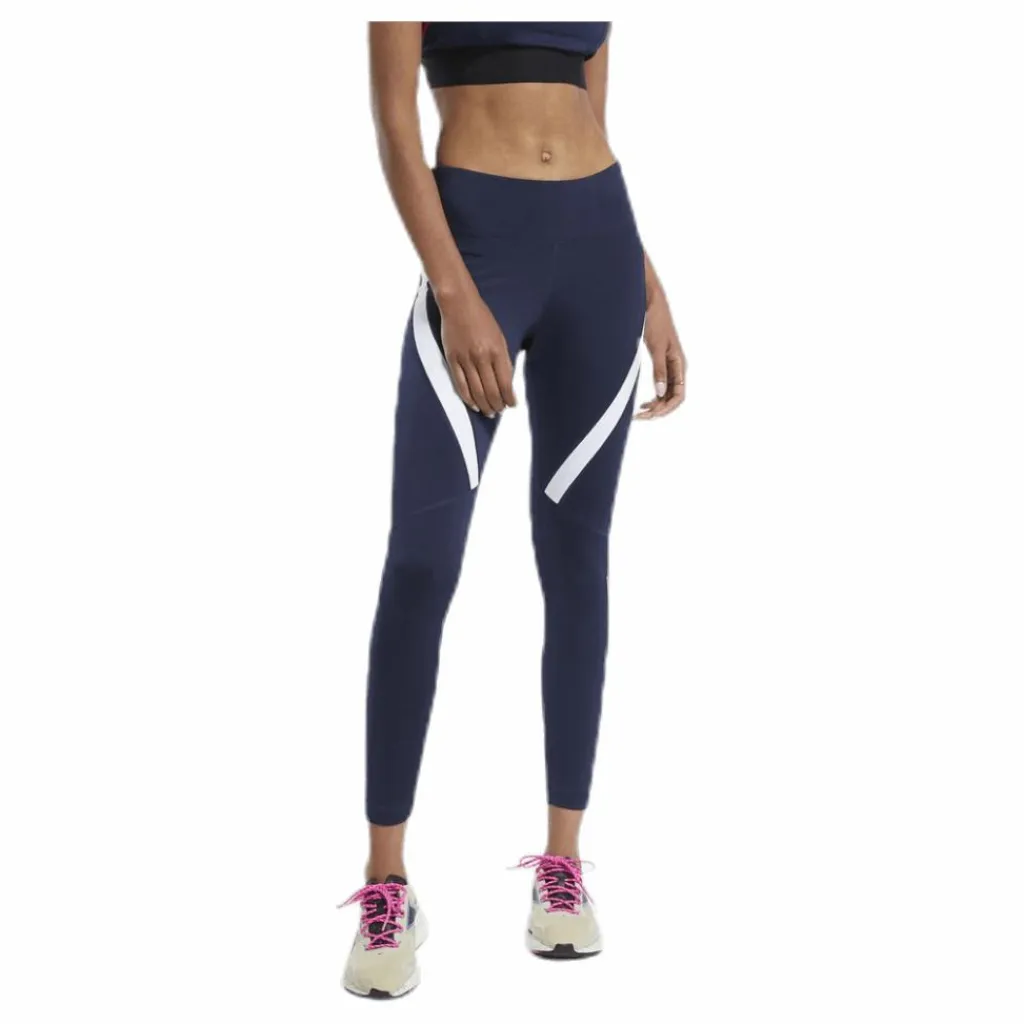 Reebok WOR Logo Tight Blue Svart Outlet
