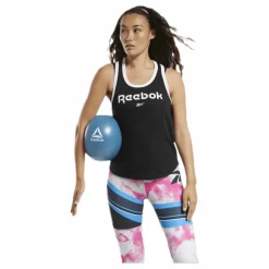 Reebok Wor Myt Graphic Tank Black Flerfärgad Discount